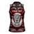 Personalized New Zealand Aotearoa Rugby Women Sleeveless Polo Shirt Maori Fern Tattoo Art