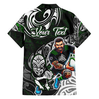 Personalized NZ Aotearoa Rugby Family Matching Puletasi and Hawaiian Shirt New Zealand Silver Fern DT02 - Polynesian Pride