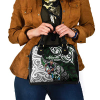 NZ Aotearoa Rugby Shoulder Handbag New Zealand Silver Fern