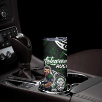 NZ Aotearoa Rugby Skinny Tumbler New Zealand Silver Fern