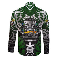 Personalised Warriors Maori Darts Family Matching Tank Maxi Dress and Hawaiian Shirt New Zealand Darts Silver Fern DT02 - Polynesian Pride