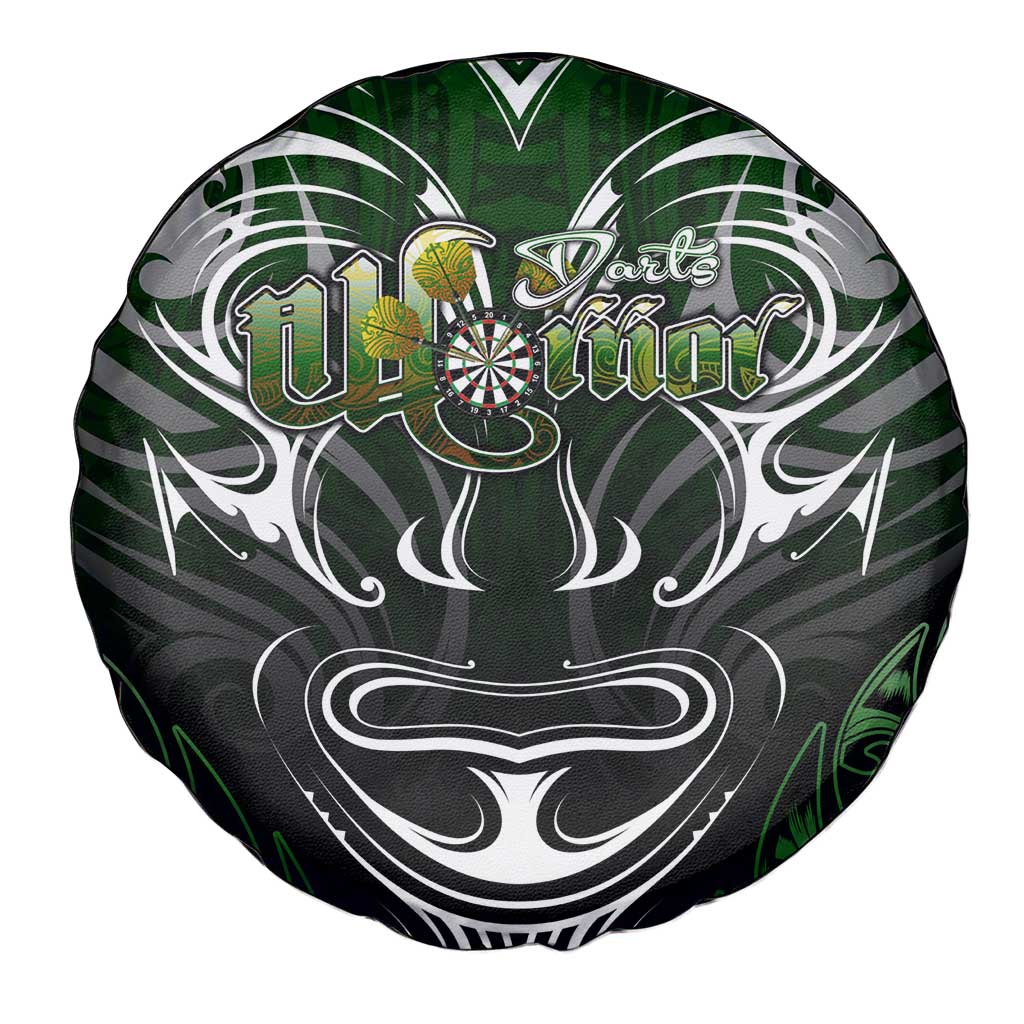 Warriors Maori Darts Spare Tire Cover New Zealand Darts Silver Fern DT02 - Polynesian Pride