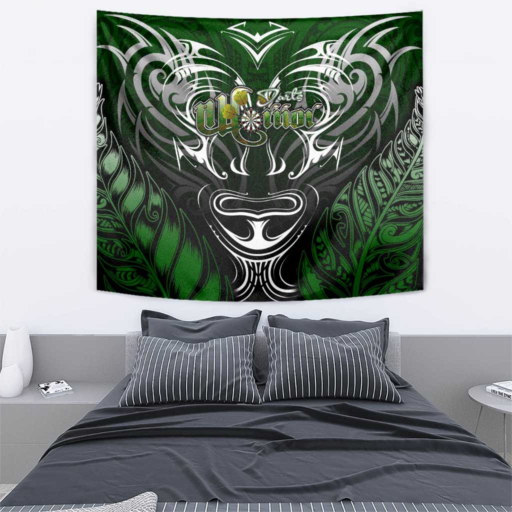 Warriors Maori Darts Tapestry New Zealand Darts Silver Fern DT02 - Polynesian Pride