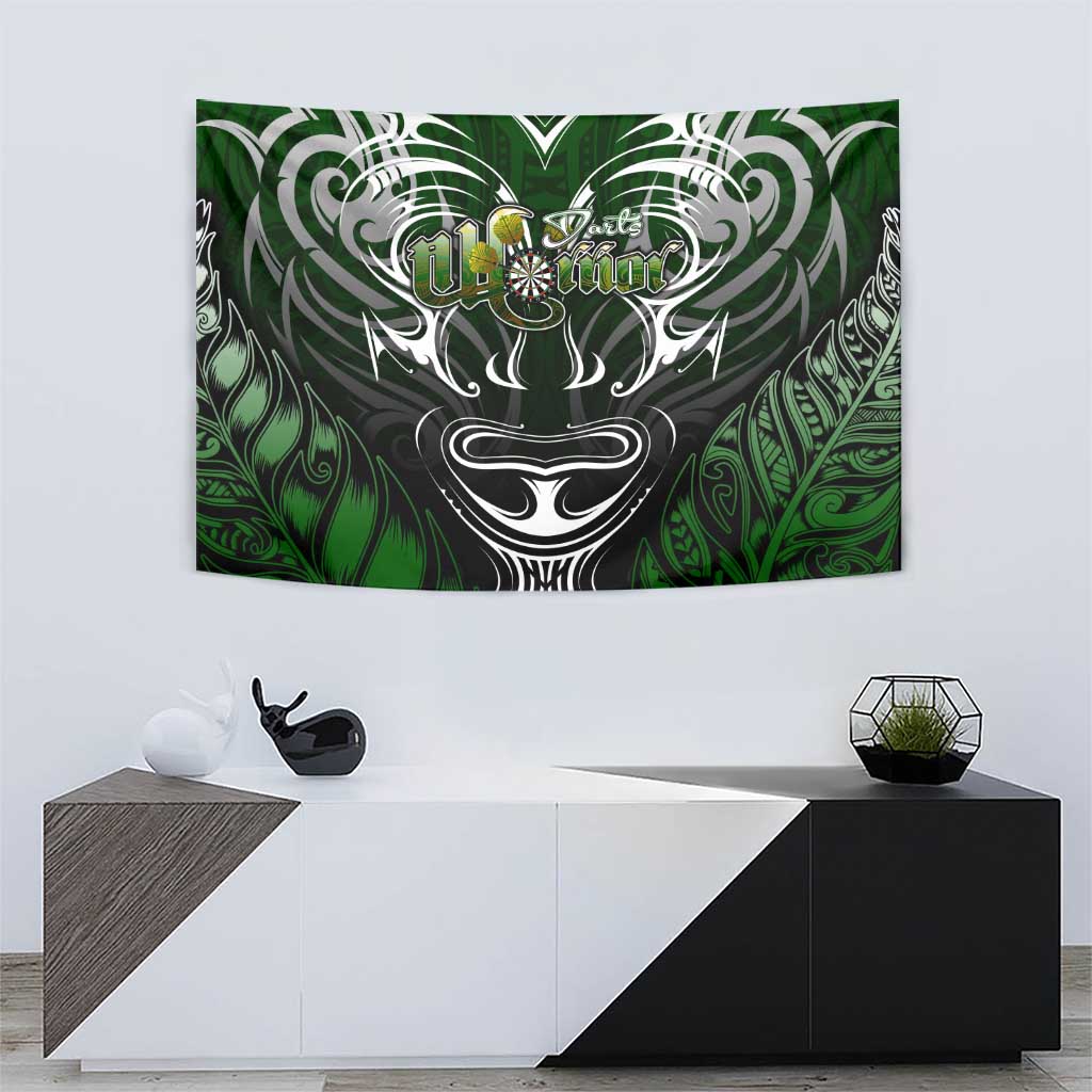 Warriors Maori Darts Tapestry New Zealand Darts Silver Fern DT02 - Polynesian Pride