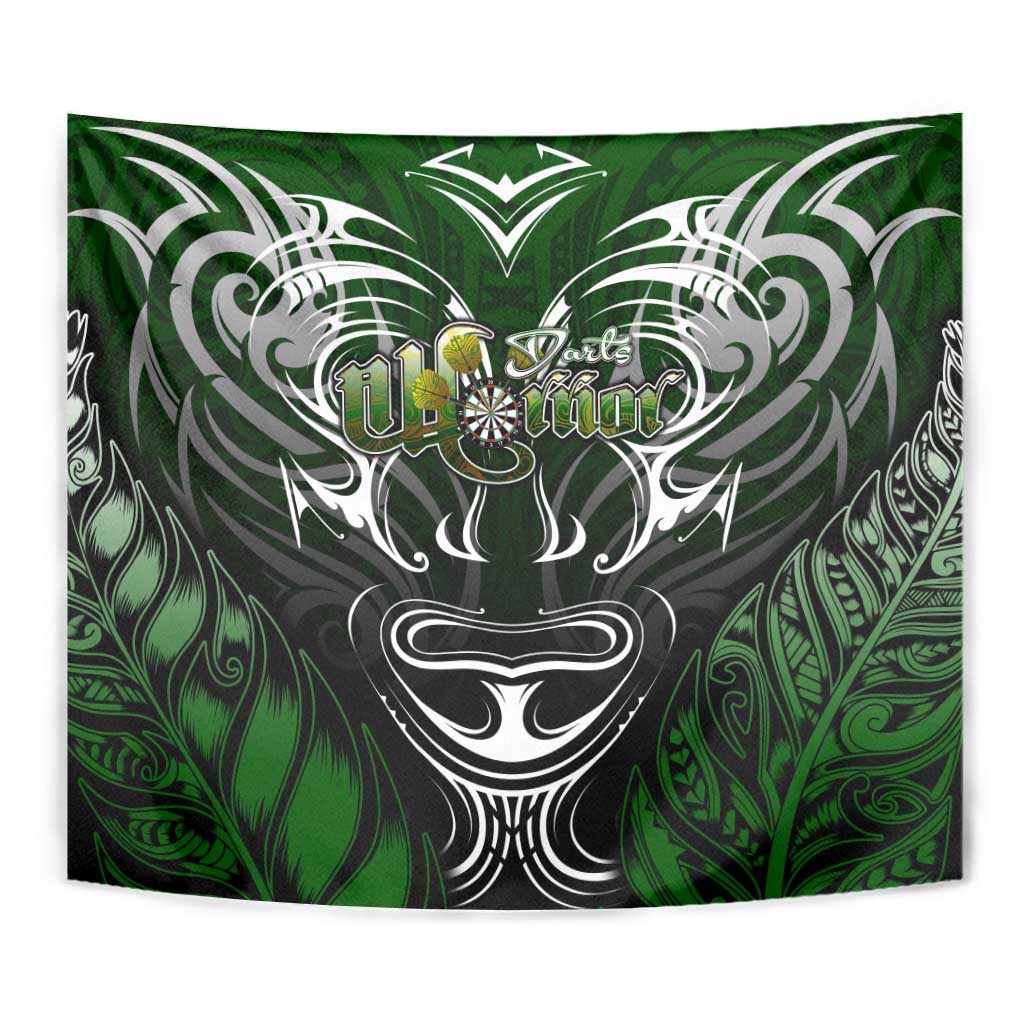 Warriors Maori Darts Tapestry New Zealand Darts Silver Fern DT02 - Polynesian Pride