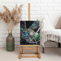 New Zealand Darts Canvas Wall Art NZ Paua Shell Maori Fern DT02 - Polynesian Pride