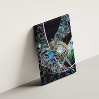 New Zealand Darts Canvas Wall Art NZ Paua Shell Maori Fern DT02 - Polynesian Pride