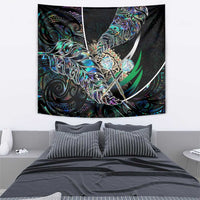 New Zealand Darts Tapestry NZ Paua Shell Maori Fern DT02 - Polynesian Pride