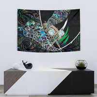 New Zealand Darts Tapestry NZ Paua Shell Maori Fern DT02 - Polynesian Pride