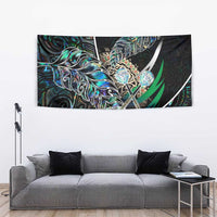New Zealand Darts Tapestry NZ Paua Shell Maori Fern DT02 - Polynesian Pride