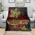Vanuatu 45th Independence Anniversary Blanket Flower Melanesian Namele Turtle - Polynesian Pride