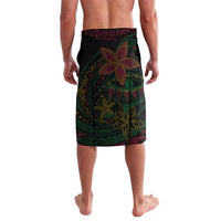 Custom Vanuatu 45th Independence Anniversary Lavalava Flower Melanesian Namele Turtle - Polynesian Pride