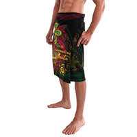 Custom Vanuatu 45th Independence Anniversary Lavalava Flower Melanesian Namele Turtle - Polynesian Pride
