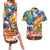 Custom The Philippines 126th Independence Anniversary Couples Matching Summer Maxi Dress and Hawaiian Shirt Art Style - Polynesian Pride