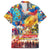 Custom The Philippines 126th Independence Anniversary Family Matching Off The Shoulder Long Sleeve Dress and Hawaiian Shirt Art Style - Polynesian Pride