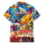 Custom The Philippines 126th Independence Anniversary Family Matching Off The Shoulder Long Sleeve Dress and Hawaiian Shirt Art Style - Polynesian Pride