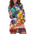 Custom The Philippines 126th Independence Anniversary Hoodie Dress Art Style - Polynesian Pride