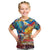 Custom The Philippines 126th Independence Anniversary Kid T Shirt Art Style - Polynesian Pride