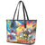 The Philippines 126th Independence Anniversary Leather Tote Bag Art Style - Polynesian Pride