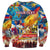 Custom The Philippines 126th Independence Anniversary Sweatshirt Art Style - Polynesian Pride