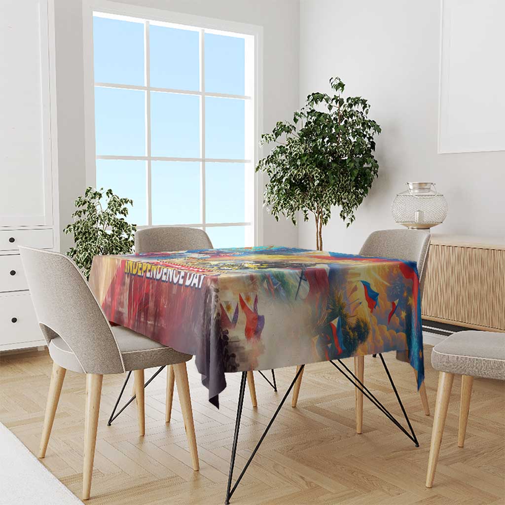 The Philippines 126th Independence Anniversary Tablecloth Art Style - Polynesian Pride
