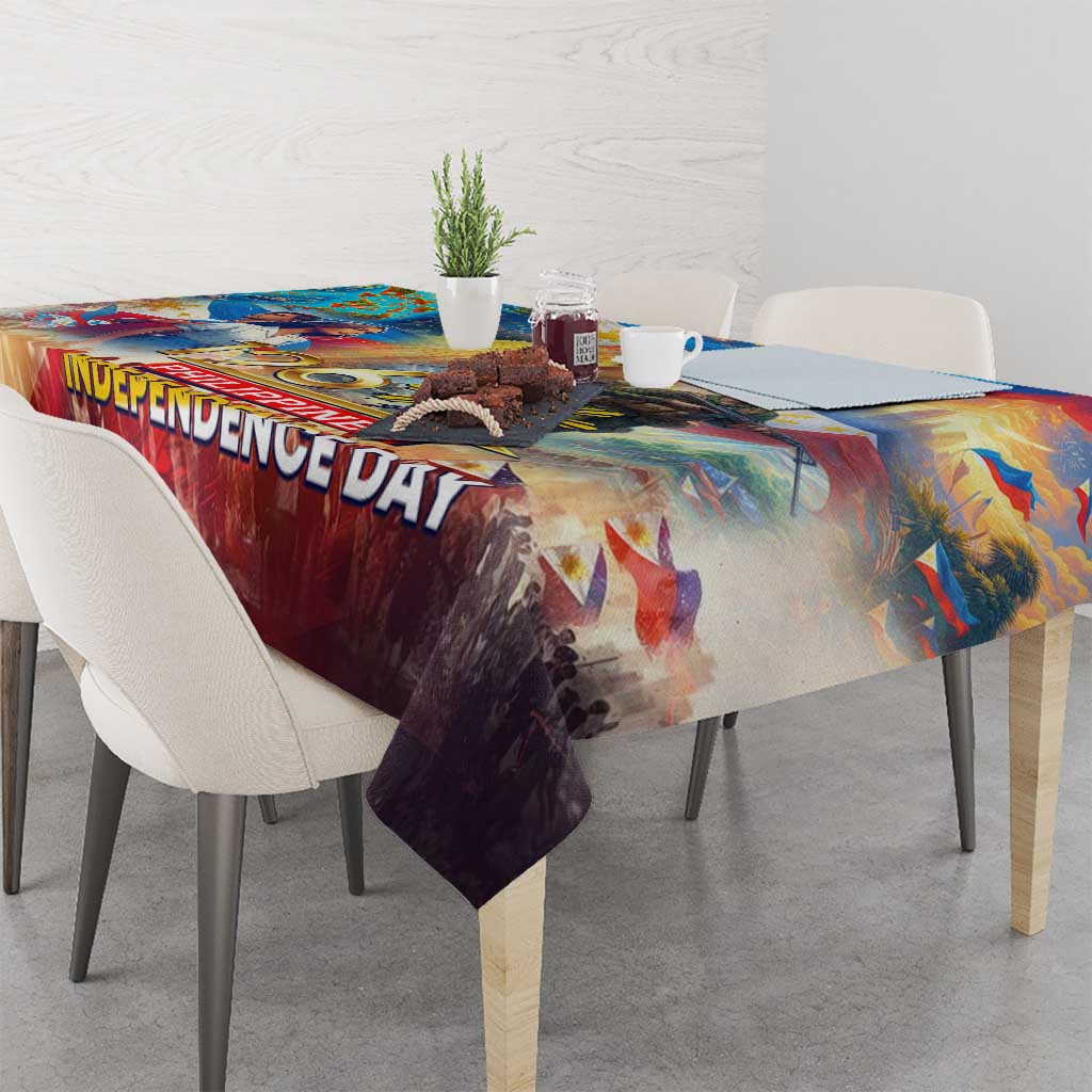 The Philippines 126th Independence Anniversary Tablecloth Art Style - Polynesian Pride