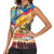 Custom The Philippines 126th Independence Anniversary Women Sleeveless Polo Shirt Art Style - Polynesian Pride