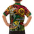 Personalized Vanuatu 45th Independence Anniversary Family Matching Off Shoulder Maxi Dress and Hawaiian Shirt Melanesian Pattern Reggae - Polynesian Pride