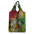 Personalized Vanuatu 45th Independence Anniversary Grocery Bag Melanesian Pattern Reggae - Polynesian Pride