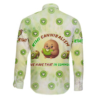Kiwi Cannibalism Family Matching Long Sleeve Bodycon Dress and Hawaiian Shirt New Zealand Kiwi Cute Bird Funny DT02 - Polynesian Pride