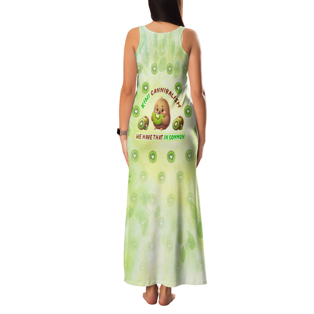 Kiwi Cannibalism Family Matching Tank Maxi Dress and Hawaiian Shirt New Zealand Kiwi Cute Bird Funny DT02 - Polynesian Pride