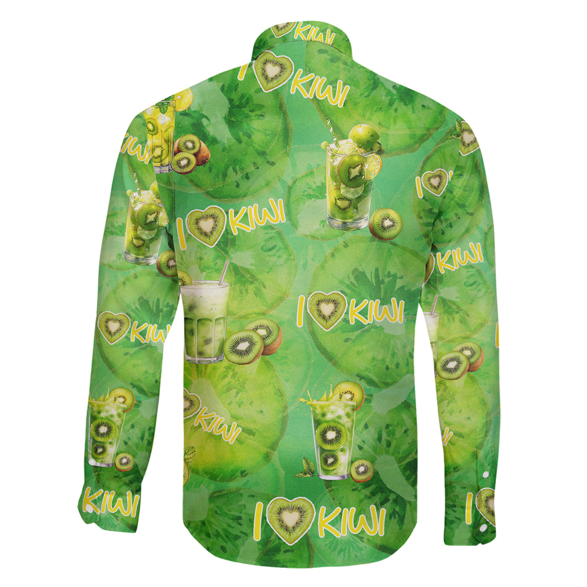 I Love Kiwi Family Matching Off Shoulder Maxi Dress and Hawaiian Shirt New Zealand Kiwi Fruit Summer Cocktail DT02 - Polynesian Pride
