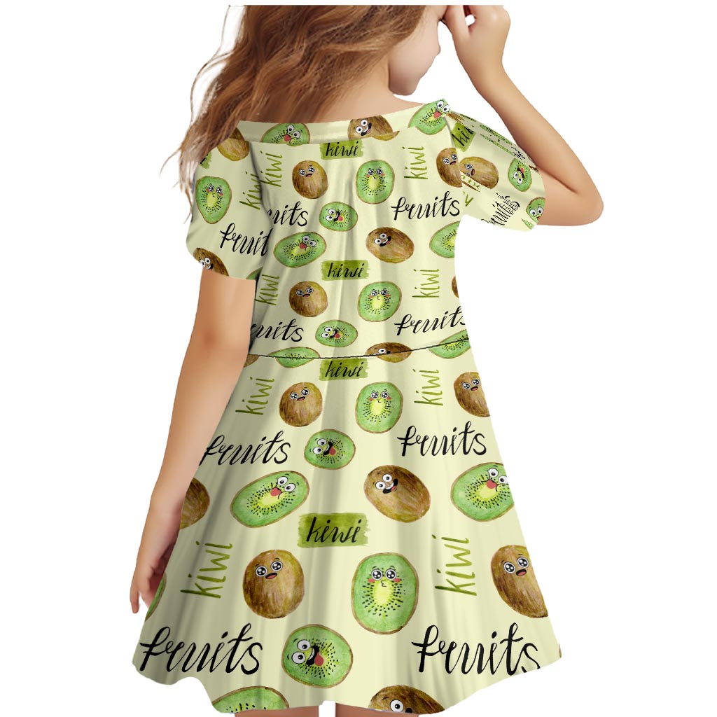 Kiwi Cute Humorous Family Matching Mermaid Dress and Hawaiian Shirt New Zealand Fruit DT02 - Polynesian Pride