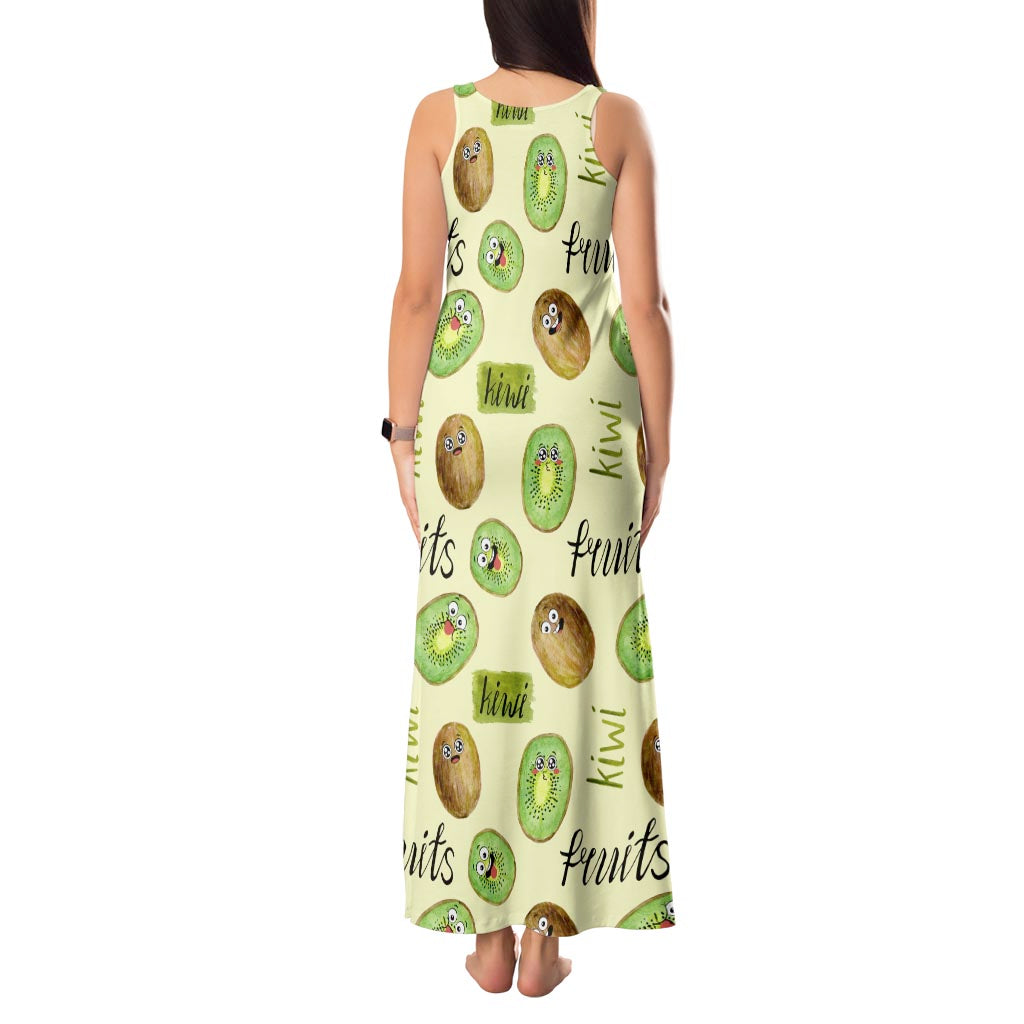 Kiwi Cute Humorous Tank Maxi Dress New Zealand Fruit