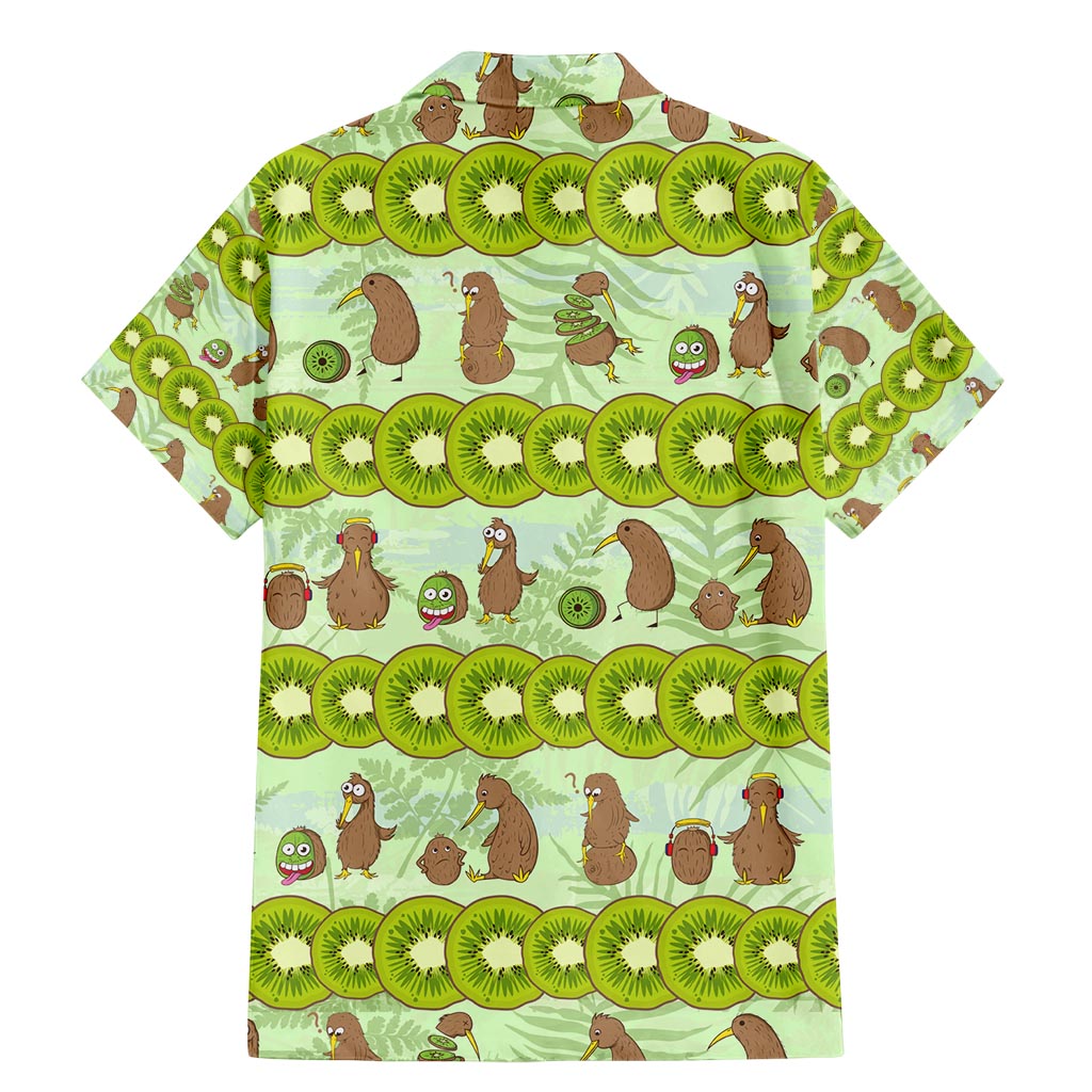 New Zealand Kiwi Fruit Witty Kiwi Bird Family Matching Mermaid Dress and Hawaiian Shirt DT02 - Polynesian Pride