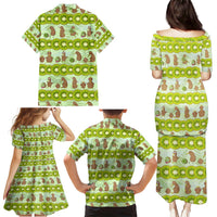 New Zealand Kiwi Fruit Witty Kiwi Bird Family Matching Puletasi and Hawaiian Shirt DT02 - Polynesian Pride