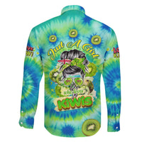 Just a Girl Who Loves Kiwis Family Matching Puletasi and Hawaiian Shirt New Zealand Tie Dye DT02 - Polynesian Pride
