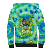 Just a Girl Who Loves Kiwis Sherpa Hoodie New Zealand Tie Dye DT02 - Polynesian Pride