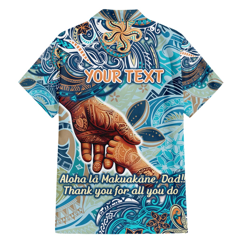 Hand In Hand Father's Day Polynesian Family Matching Long Sleeve Bodycon Dress and Hawaiian Shirt Tribal Flower Pattern DT02 - Polynesian Pride