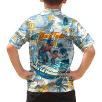 Hawaii Father's Day It's Surfing Time Family Matching Long Sleeve Bodycon Dress and Hawaiian Shirt Aloha L Makuakane DT02 - Polynesian Pride