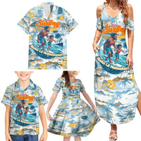 Hawaii Father's Day It's Surfing Time Family Matching Summer Maxi Dress and Hawaiian Shirt Aloha L Makuakane DT02 - Polynesian Pride