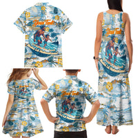 Hawaii Father's Day It's Surfing Time Family Matching Tank Maxi Dress and Hawaiian Shirt Aloha L Makuakane DT02 - Polynesian Pride