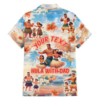 Hawaii Father's Day Hawaiian Shirt Hula With Dad