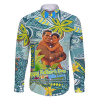 Palau Father's Day Polynesia Family Matching Puletasi and Hawaiian Shirt Dad and Son