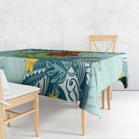Palau Father's Day Polynesia Tablecloth Dad and Son