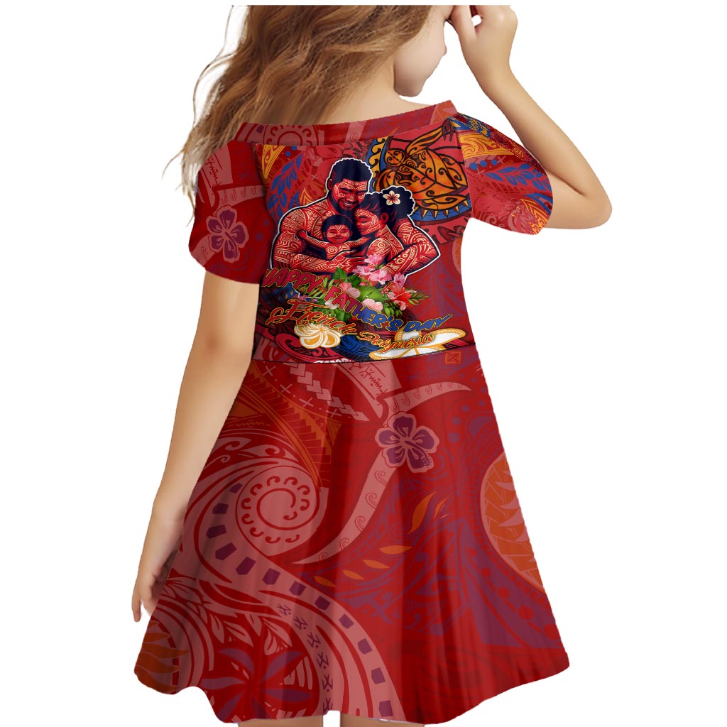 Happy Father's Day French Polynesia Family Matching Mermaid Dress and Hawaiian Shirt Family Turtle Hibiscus DT02 - Polynesian Pride