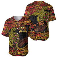 Papua New Guinea 50th Independence Day Baseball Jersey Culture Spirit and Sovereignty