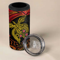 Papua New Guinea 50th Independence Day 4 in 1 Can Cooler Tumbler Culture Spirit and Sovereignty DT02 - Polynesian Pride