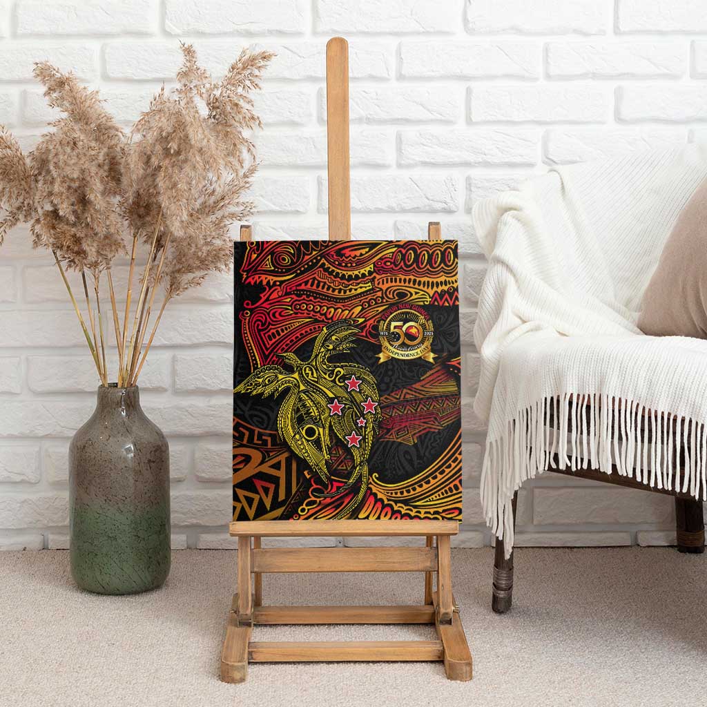Papua New Guinea 50th Independence Day Canvas Wall Art Culture Spirit and Sovereignty