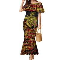 Papua New Guinea 50th Independence Day Family Matching Mermaid Dress and Hawaiian Shirt Culture Spirit and Sovereignty DT02 Mom's Dress Art - Polynesian Pride